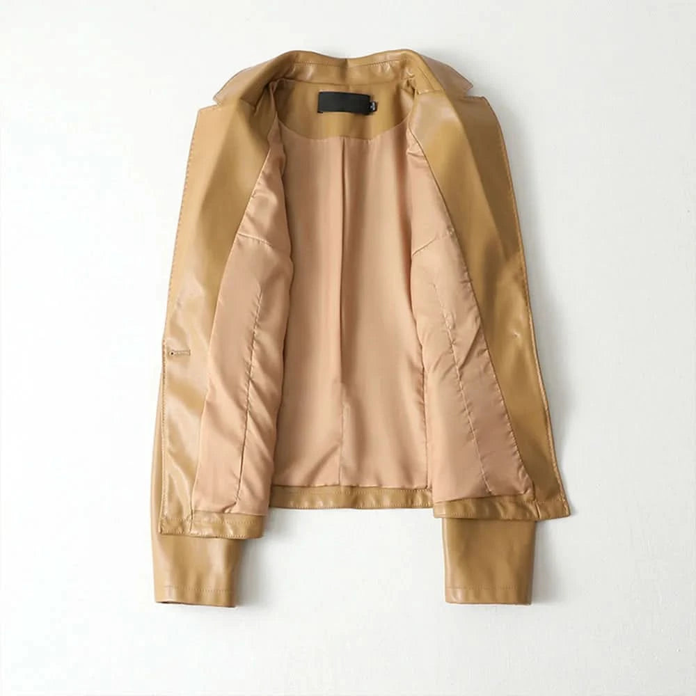 Harper Lambskin Leather Blazer