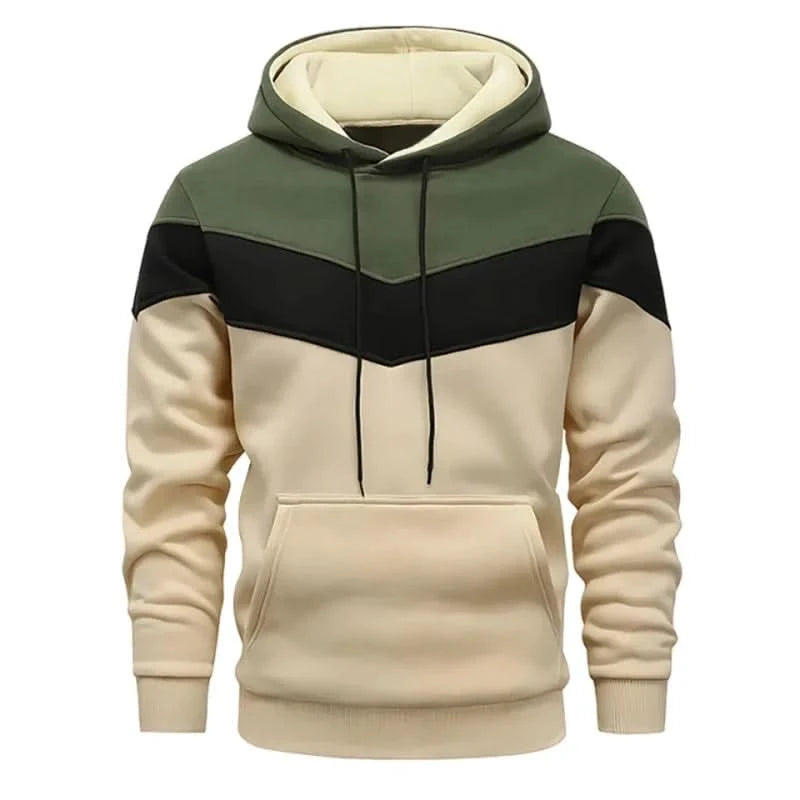 Nolan | Sudadera con capucha informal en bloques de color