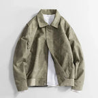 Chaqueta de cuero clásica Hafford