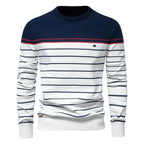 Nathan | Jersey de punto a rayas refinado