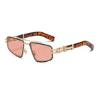 Arlo Apex™ | Gold Accent Geometric Sunglasses | UV400