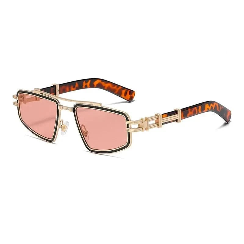 Arlo Apex™ | Gold Accent Geometric Sunglasses | UV400