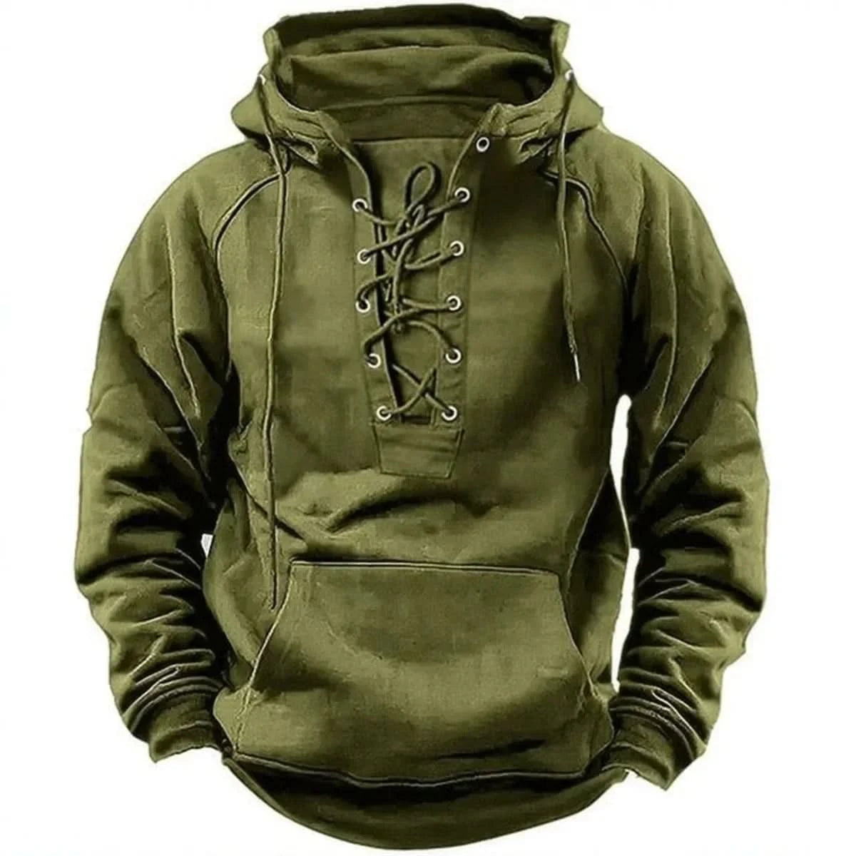 Dawson | Sudadera con capucha de exterior retro con cordones