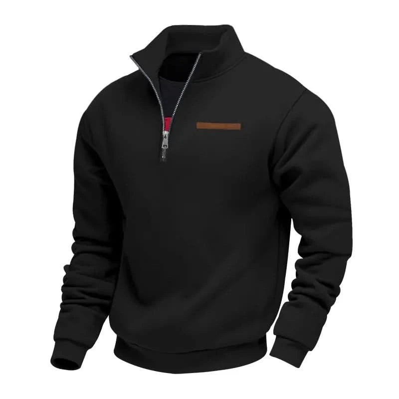 Gabriel | Sudadera cómoda con cuello de cremallera (Quarter-Zip)