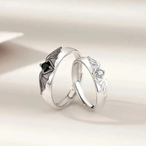 Set de anillos por siempre de oscuridad y luz