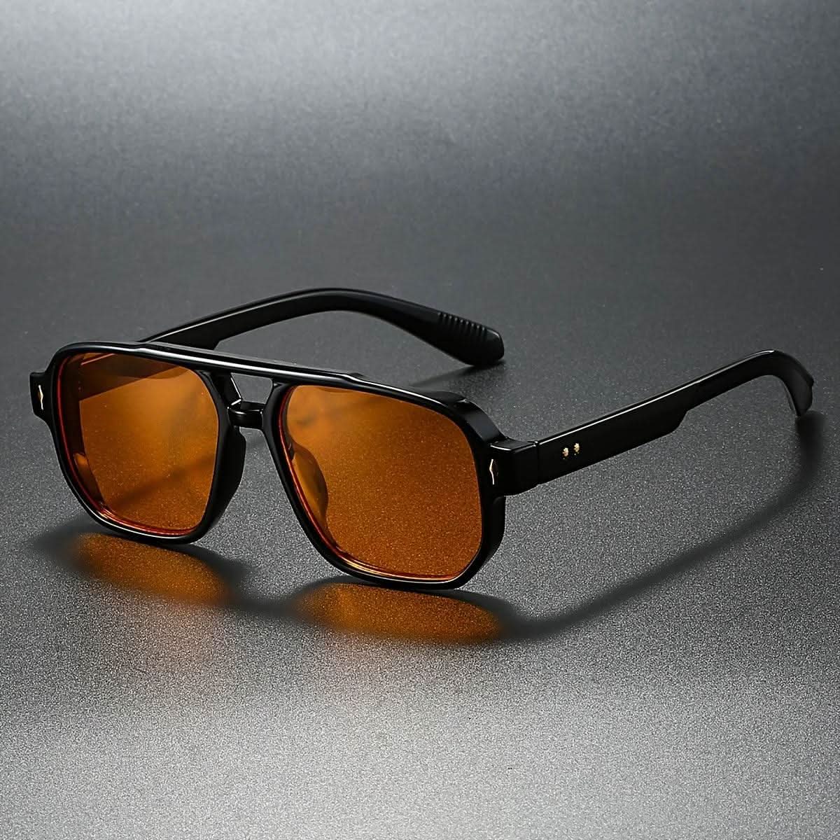 Callen Verge™ | Clubmaster Square Sunglasses | UV400 Steel Hinge