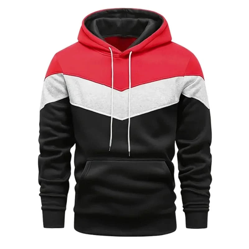 Nolan | Sudadera con capucha informal en bloques de color