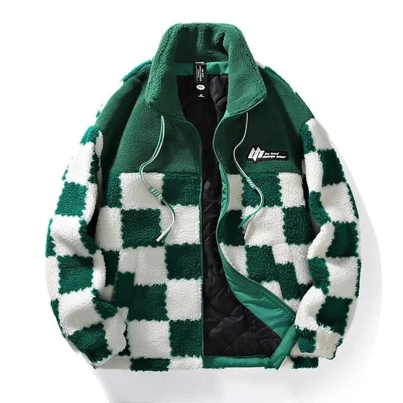 Chaqueta polar a cuadros Hafford