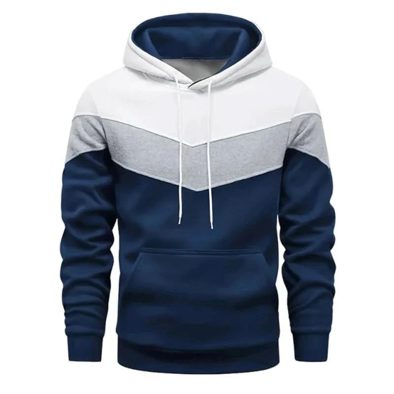 Nolan | Sudadera con capucha informal en bloques de color