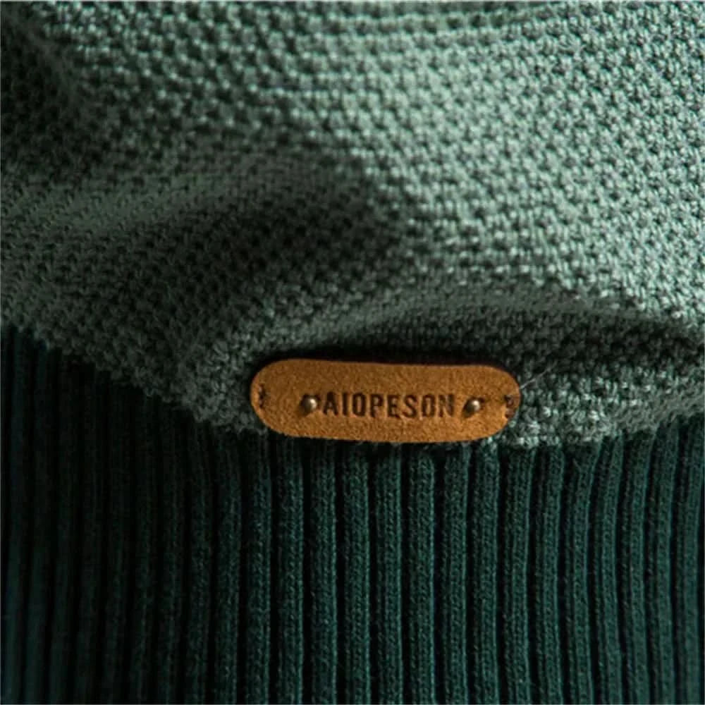 Marcus | Refined Color-Block Crew Sweater