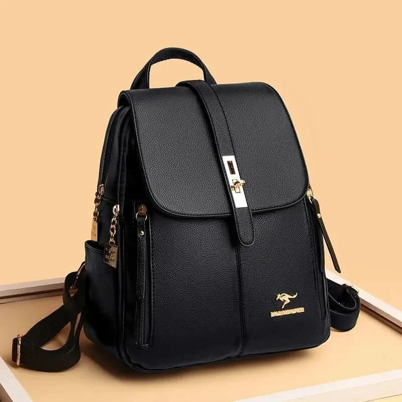 Mochila de cuero Goldline