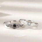 Set de anillos por siempre de oscuridad y luz