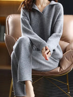 Harper | Conjunto Lounge Elegante a Medida con Cuello Polo