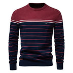 Nathan | Jersey de punto a rayas refinado