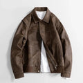 Chaqueta de cuero clásica Hafford