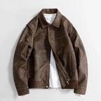 Chaqueta de cuero clásica Hafford