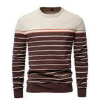 Nathan | Jersey de punto a rayas refinado