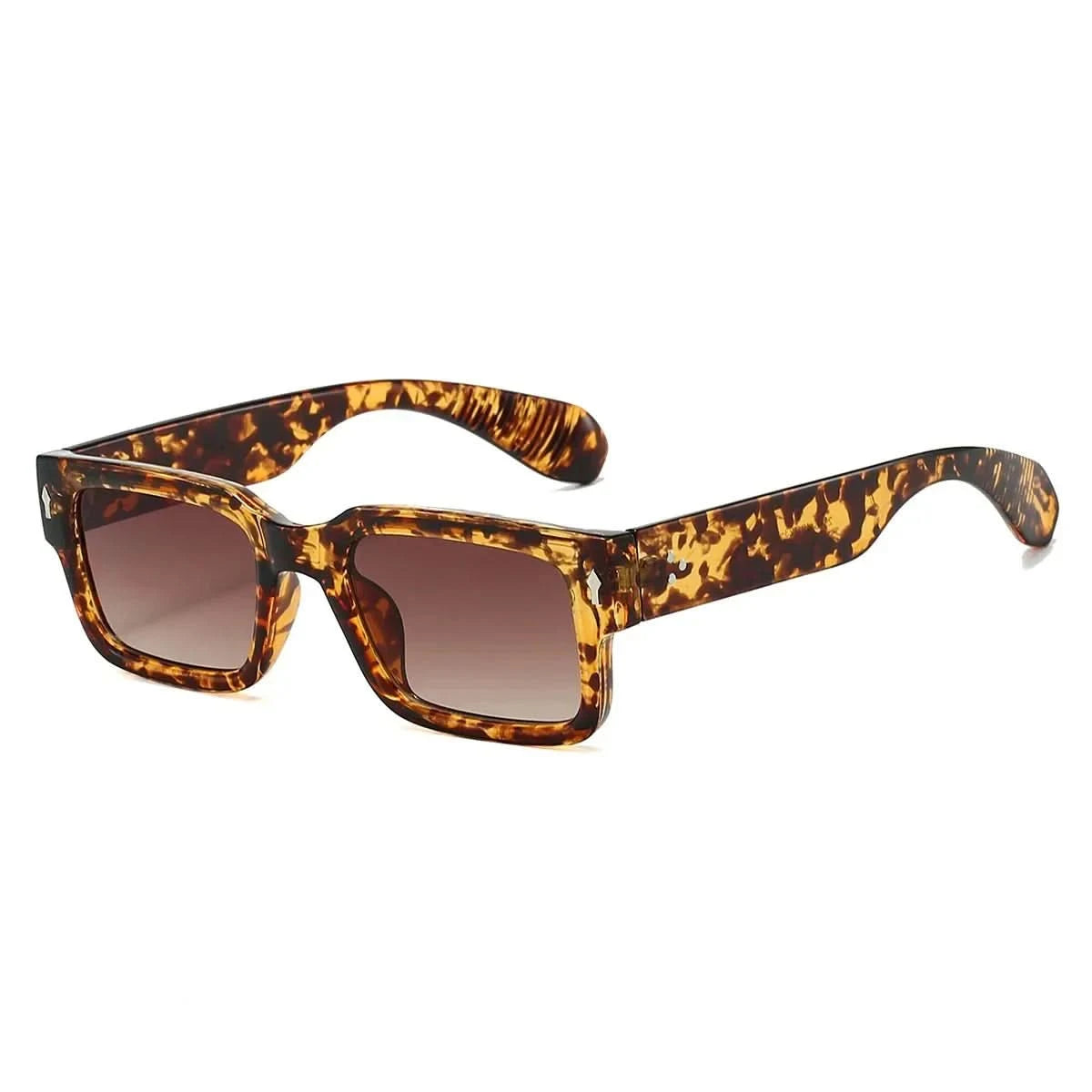 Terra Bold™ | Square Tortoiseshell Sunglasses | UV400 Wide Temple