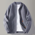 Oliver | Chaqueta de punto de canalé con cremallera