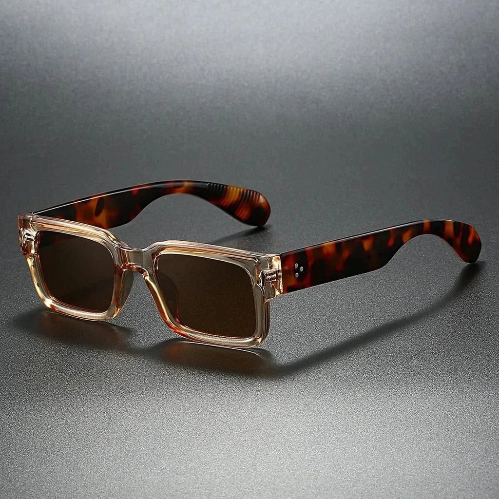 Terra Bold™ | Square Tortoiseshell Sunglasses | UV400 Wide Temple
