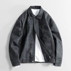 Chaqueta de cuero clásica Hafford