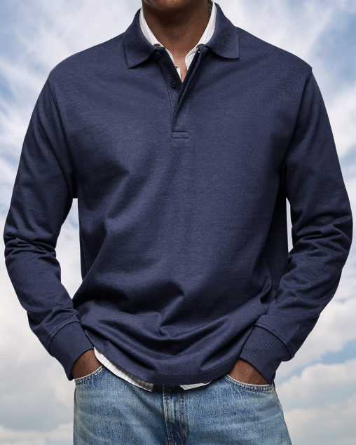 Grant | Polo informal de manga larga