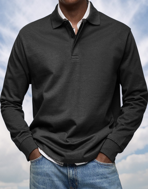 Grant | Polo informal de manga larga
