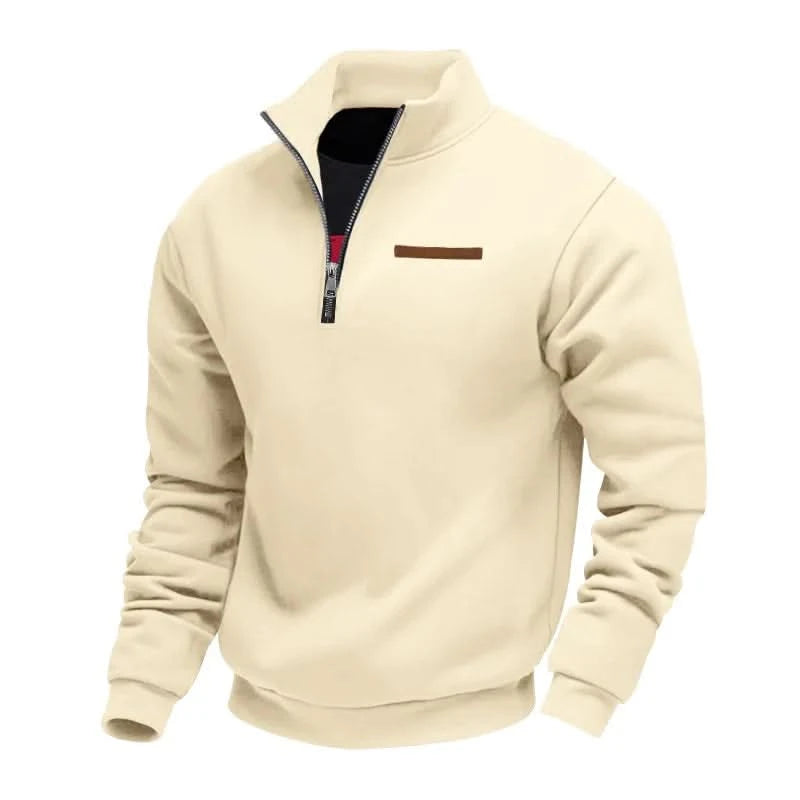Gabriel | Sudadera cómoda con cuello de cremallera (Quarter-Zip)