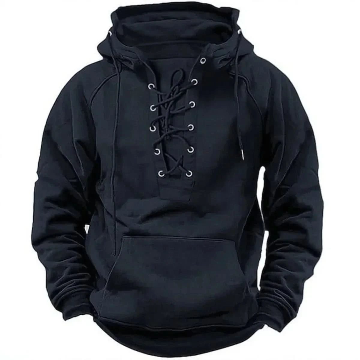 Dawson | Sudadera con capucha de exterior retro con cordones