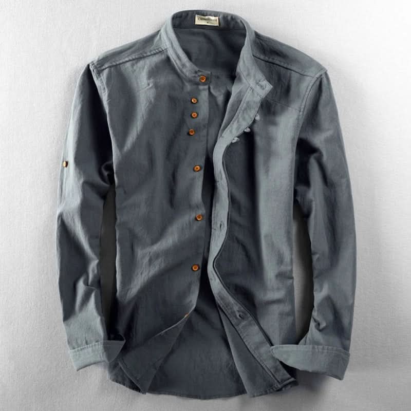 Evan | Camisa clásica de botones de manga larga
