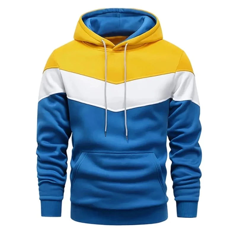 Nolan | Sudadera con capucha informal en bloques de color