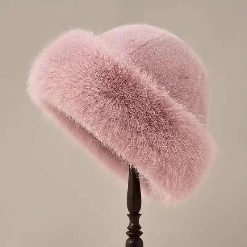 Sarah | Gorro de invierno elegante con pelo