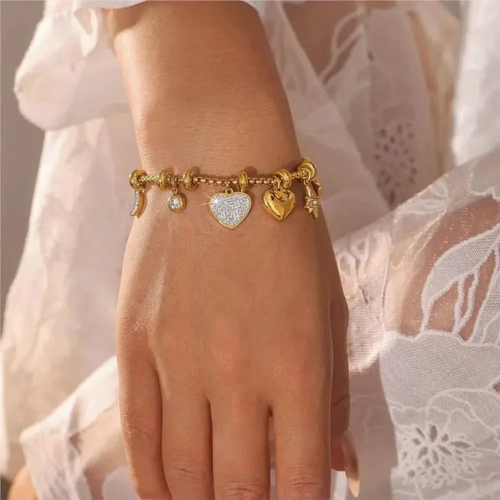 Pulsera de dijes Heartstrings