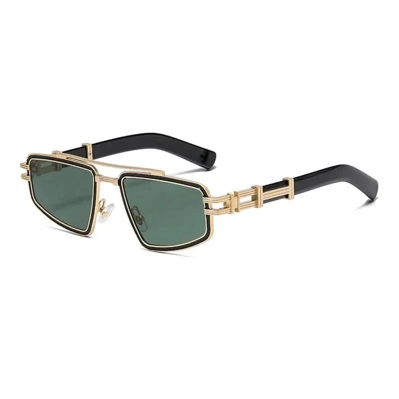 Arlo Apex™ | Gold Accent Geometric Sunglasses | UV400