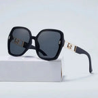 Giovanna Crystal™ | Crystal Gold Oversized Sunglasses | UV400