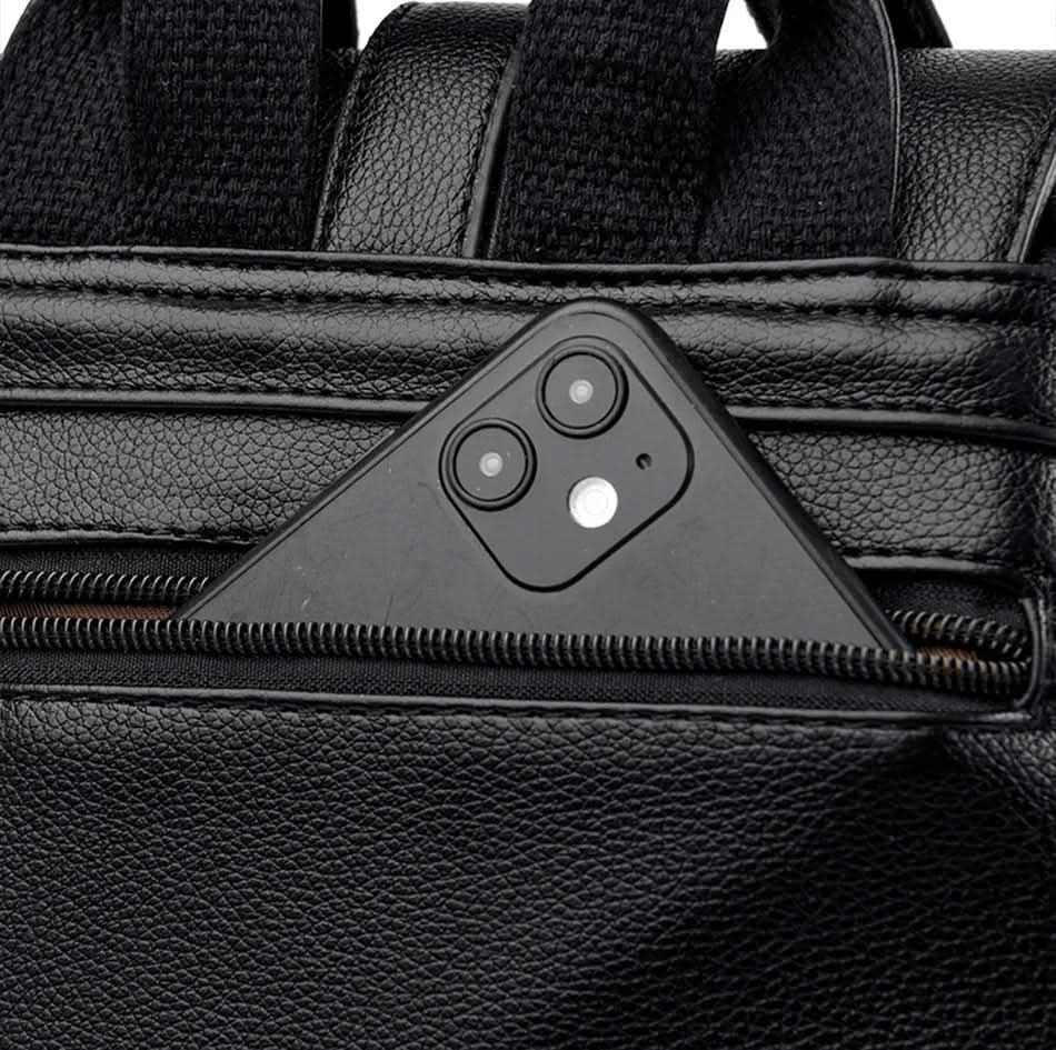 Mochila de cuero Goldline