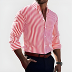 Ronan | Camisa clásica de botones a rayas
