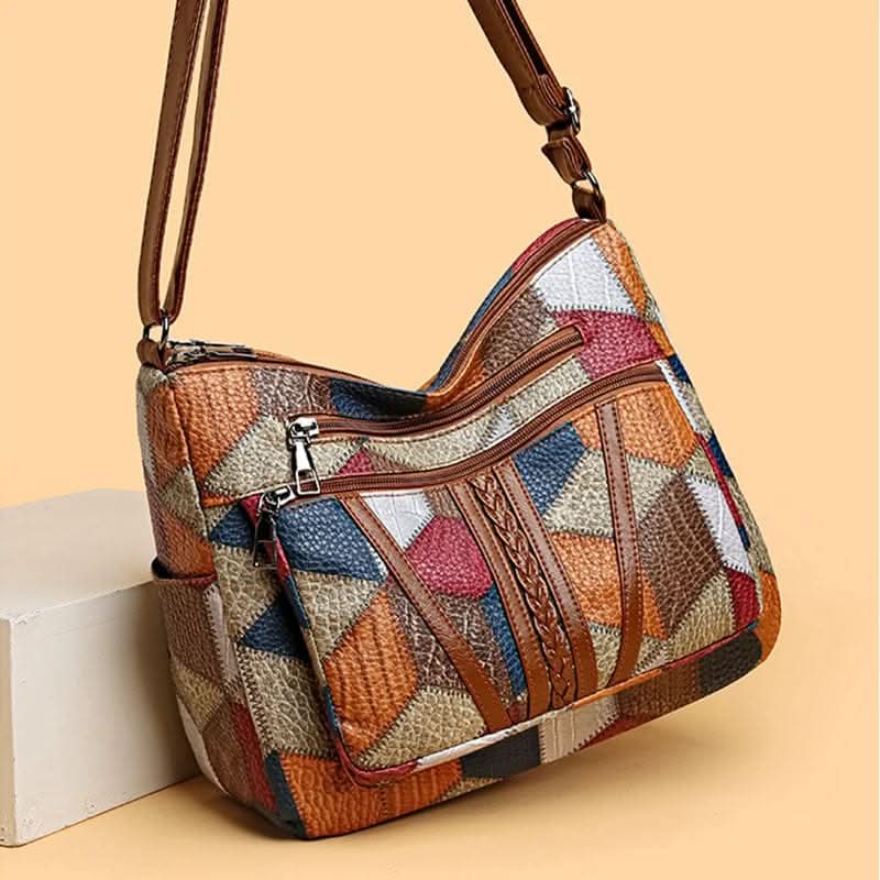 Sienna | Sac à main patchwork mosaïque coloré