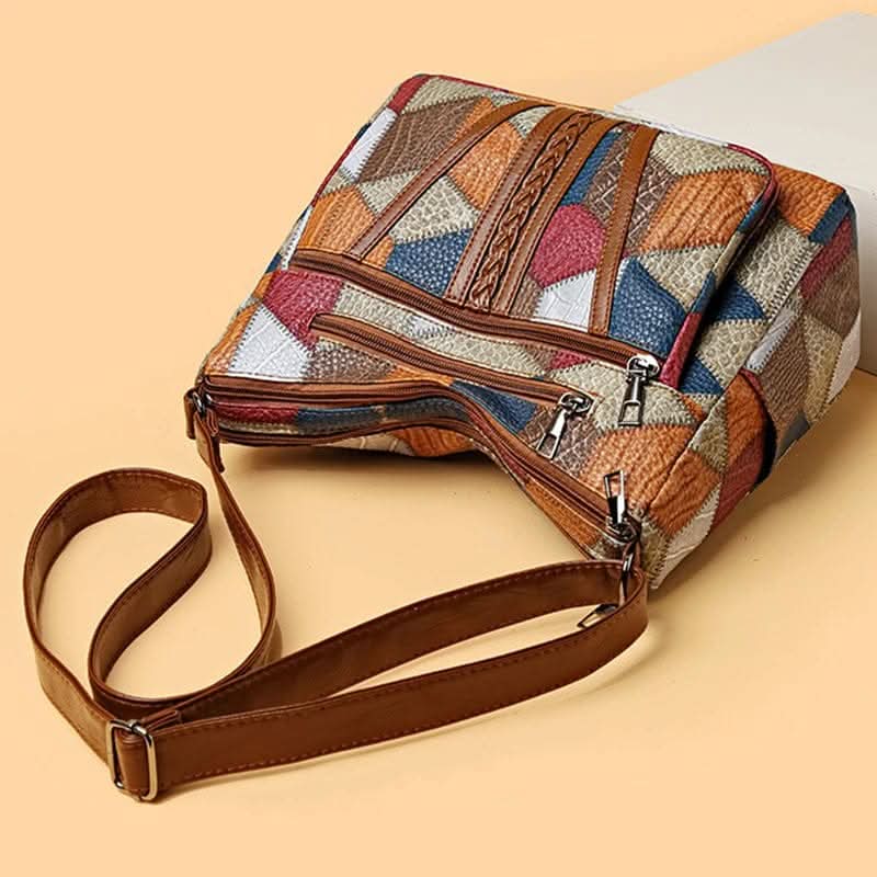 Sienna | Sac à main patchwork mosaïque coloré