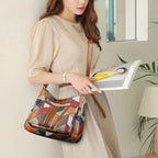 Sienna | Bolso de mano colorido con mosaico de patchwork