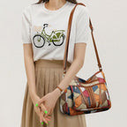 Sienna | Bolso de mano colorido con mosaico de patchwork