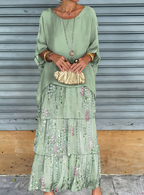 Vivienne | Robe longue flatteuse à la silhouette fluide