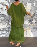 Vivienne | Robe longue flatteuse à la silhouette fluide