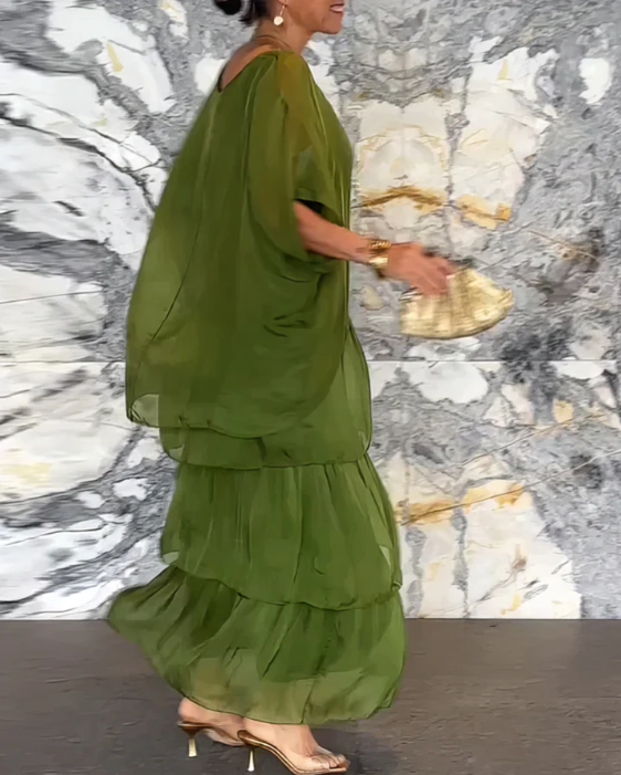 Vivienne | Robe longue flatteuse à la silhouette fluide