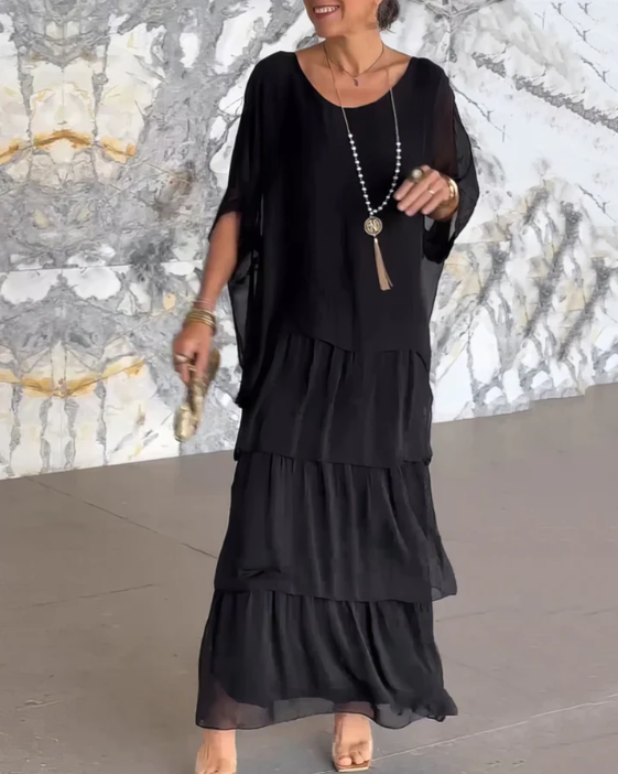 Vivienne | Robe longue flatteuse à la silhouette fluide
