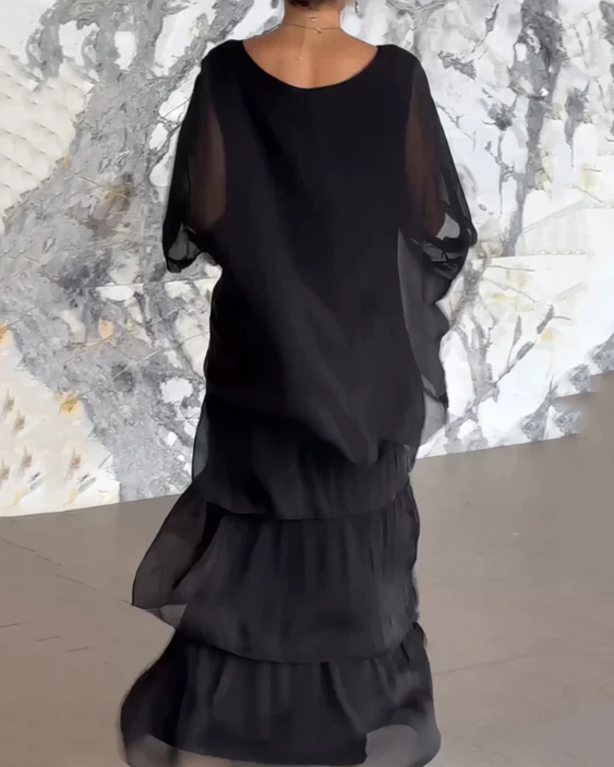 Vivienne | Robe longue flatteuse à la silhouette fluide