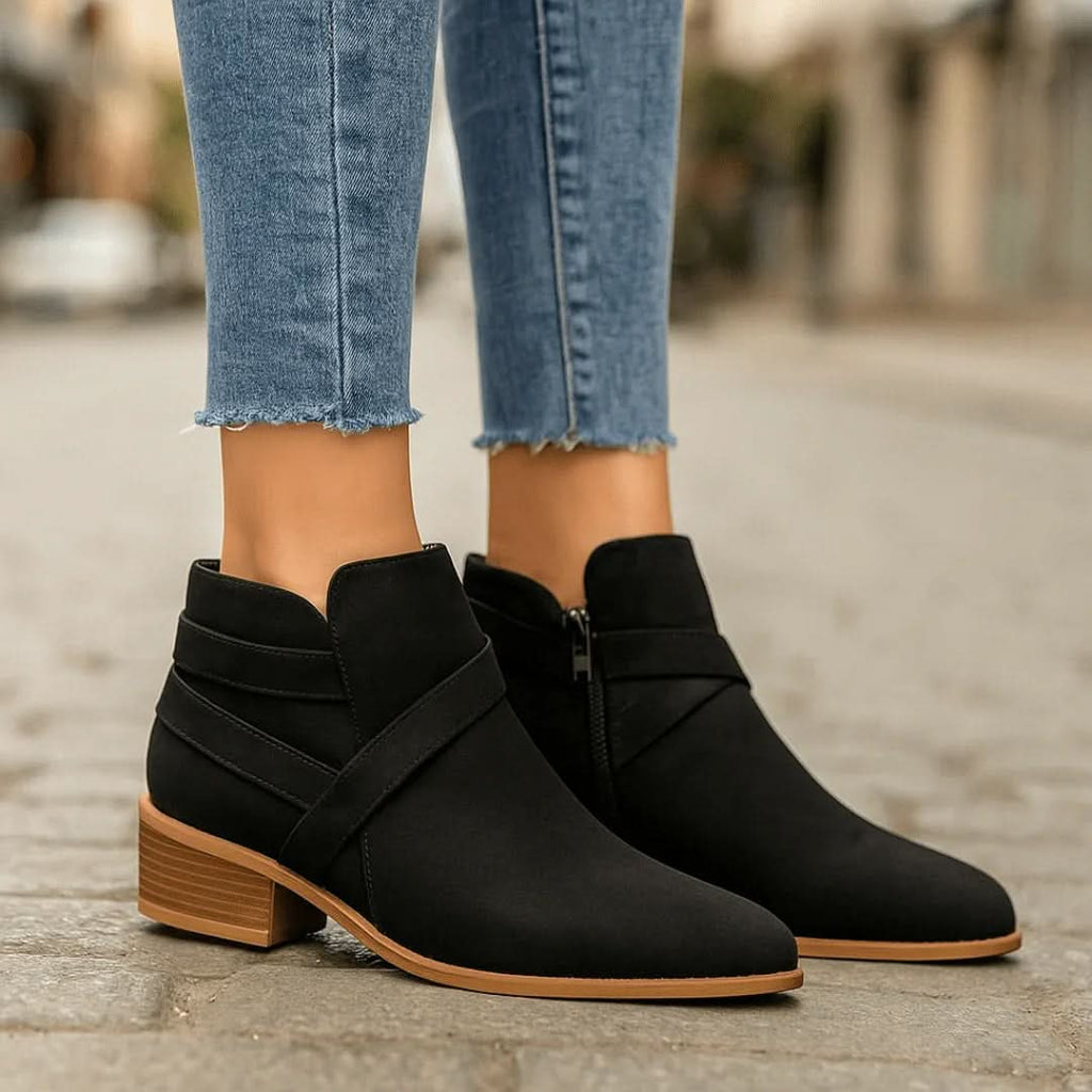 Bottes Harper Lane à brides croisées