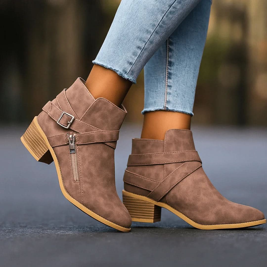 Bottes Harper Lane à brides croisées