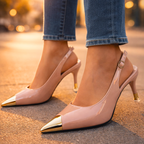 Tacones de aguja con tira trasera Odette