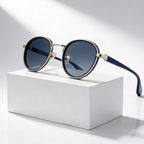 Rift Origin™ | Round Metal-Acetate Sunglasses | UV400